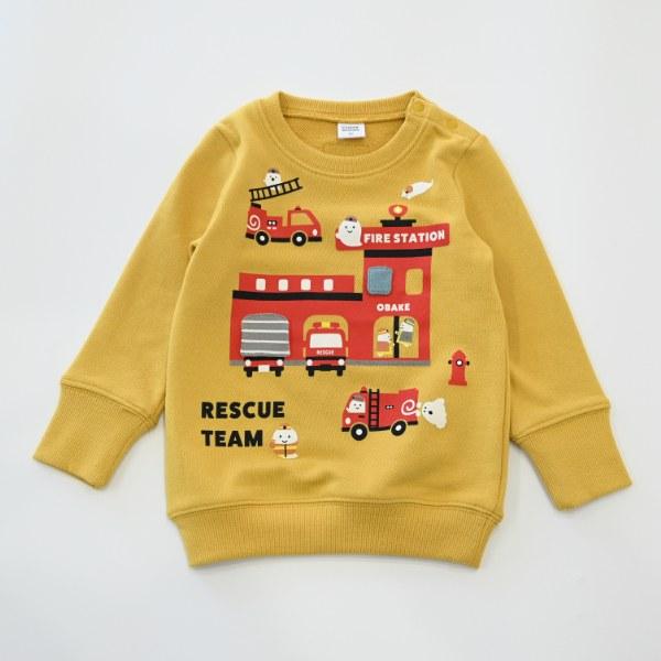 ●40％OFFセール●チークルーム cheek room おばけの消防車 トレーナー　( 80 90 100 110 120 130 ) 子ども服 幼児 キッズ | CHEEK ROOM | 06