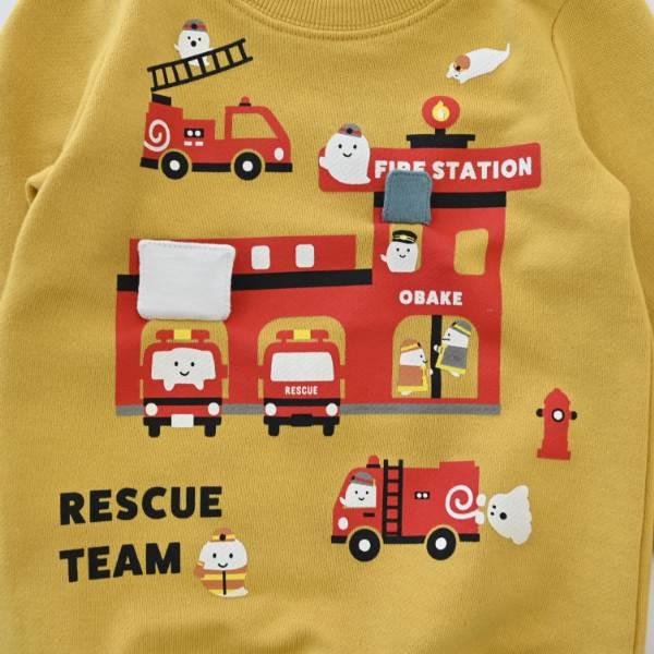 チークルーム cheek room おばけの消防車 トレーナー　( 80 90 100 110 120 130 ) 子ども服 幼児 キッズ | CHEEK ROOM | 07