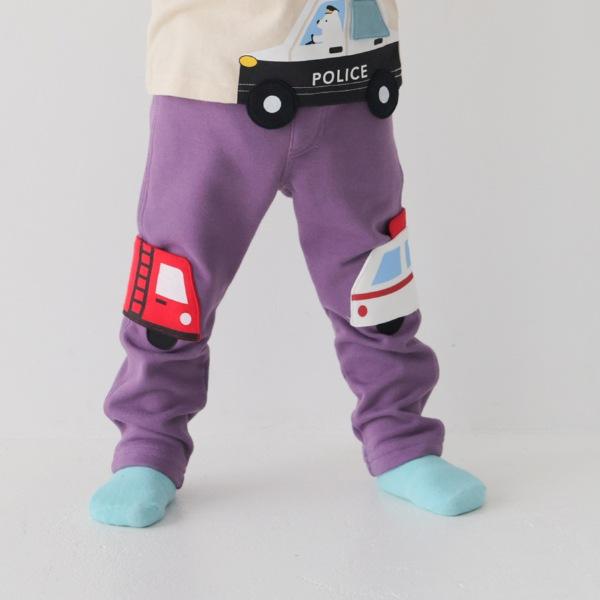 ●40％OFFセール●チークルーム cheek room 働く車　ロングパンツ パンツ 長ズボン　( 80 90 100 110 120 130 ) 子ども服 幼児 キッズ | CHEEK ROOM | 01