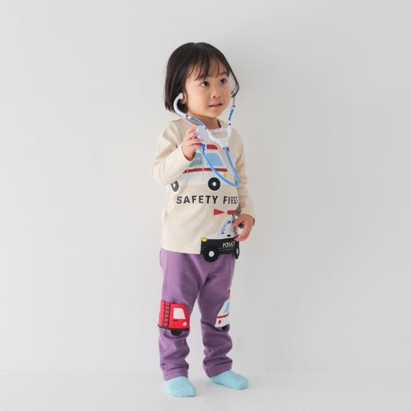 ●40％OFFセール●チークルーム cheek room 働く車　ロングパンツ パンツ 長ズボン　( 80 90 100 110 120 130 ) 子ども服 幼児 キッズ | CHEEK ROOM | 03