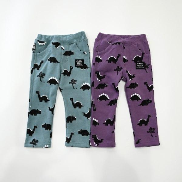 ●40％OFFセール●チークルーム cheek room 恐竜　ロングパンツ パンツ 長ズボン　( 80 90 100 110 120 130 ) 子ども服 幼児 キッズ | CHEEK ROOM | 10