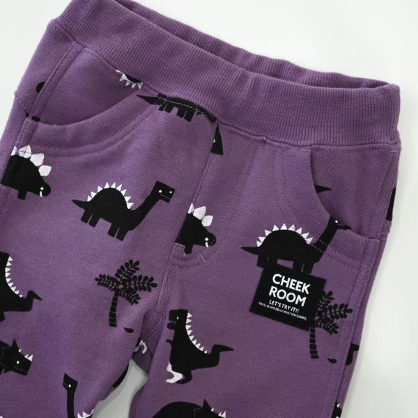 ●40％OFFセール●チークルーム cheek room 恐竜　ロングパンツ パンツ 長ズボン　( 80 90 100 110 120 130 ) 子ども服 幼児 キッズ | CHEEK ROOM | 08