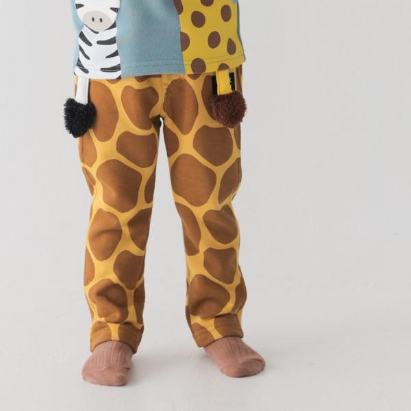 ●40％OFFセール●チークルーム cheek room きりん　ロングパンツ パンツ 長ズボン　( 80 90 100 110 120 130 ) 子ども服 幼児 キッズ | CHEEK ROOM | 02