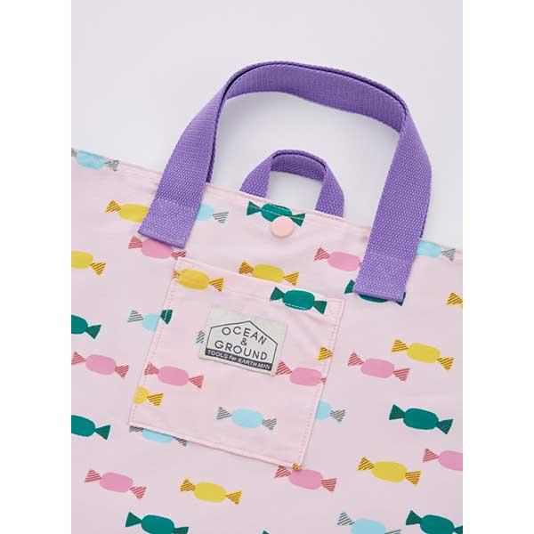 オーシャンアンドグラウンド　OCEAN&GROUND　総柄ループ付きレッスンバッグ　手さげ袋　サブバッグ（小学校　男の子　女の子　体操服袋　） | Ocean&Ground | 01