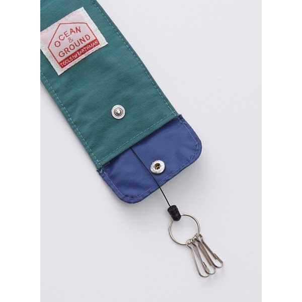 オーシャンアンドグラウンド　OCEAN&GROUND　リール式キーケース GOOD DAY 防犯ケース 鍵 紛失防止  子ども 入学 新学期 準備  中学生 無地 シンプル | Ocean&Ground | 17