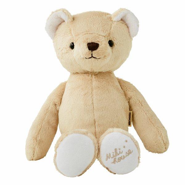 ● 取り寄せ商品● ミキハウス mikihouse ミキハウスベビー  マイクロファー ベア くま ぬいぐるみ おもちゃ  日本製 子ども | MIKI HOUSE | 02