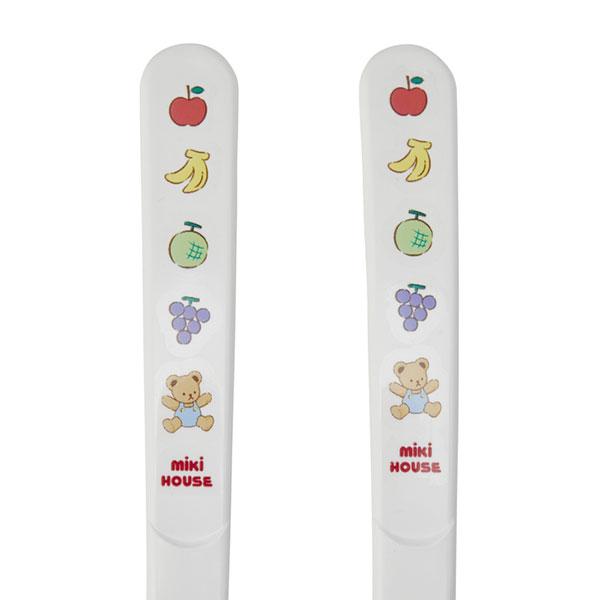 ミキハウス mikihouse ミキハウスベア スプーン＆フォーク ベビー 食器 離乳食 ランチグッズ（サイズなし） | MIKI HOUSE | 01