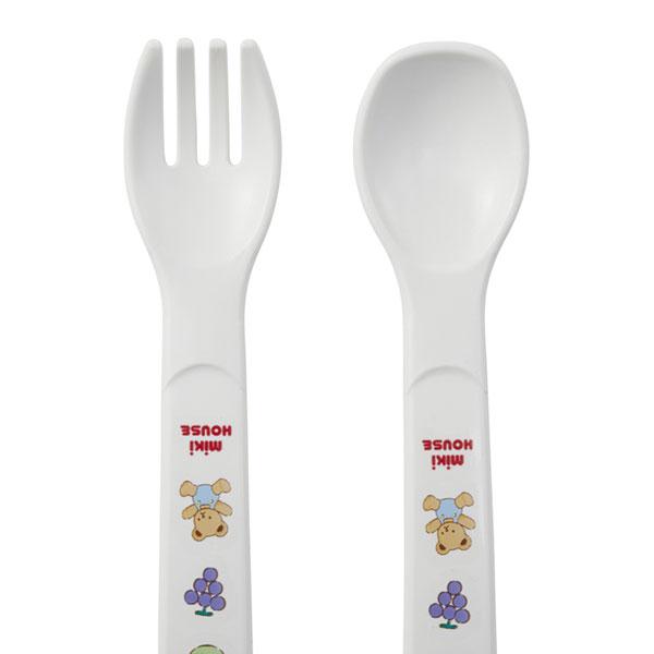 ミキハウス mikihouse ミキハウスベア スプーン＆フォーク ベビー 食器 離乳食 ランチグッズ（サイズなし） | MIKI HOUSE | 02