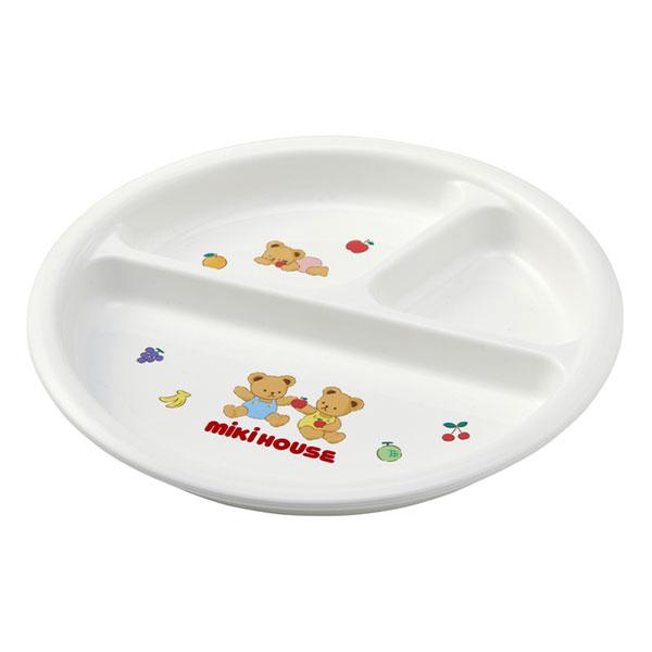 ミキハウス mikihouse ミキハウスベア ランチプレート ベビー 食器 離乳食 ランチグッズ 赤ちゃん 食事 お世話グッズ（サイズなし） | MIKI HOUSE | 01