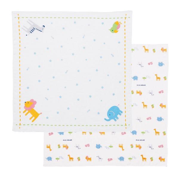 ミキハウス正規販売店/ミキハウス ベビー mikihouse　ガーゼハンカチセット(サイズ無し）赤ちゃん 出産準備 | MIKI HOUSE | 02