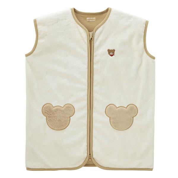 ミキハウス　mikihouse　ベビー　マイクロファー　スリーパー　くま　男の子　女の子　赤ちゃん　出産準備（サイズ無し） | MIKI HOUSE | 01