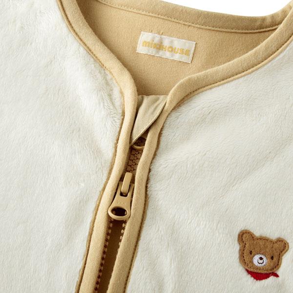 ミキハウス　mikihouse　ベビー　マイクロファー　スリーパー　くま　男の子　女の子　赤ちゃん　出産準備（サイズ無し） | MIKI HOUSE | 05