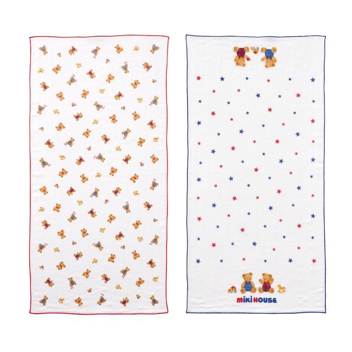 ●取り寄せ商品●ミキハウス　mikihouse　ミキハウスベビー  ミキハウスベア ガーゼタオルセット 沐浴 お世話グッズ  男の子 女の子 | MIKI HOUSE | 04