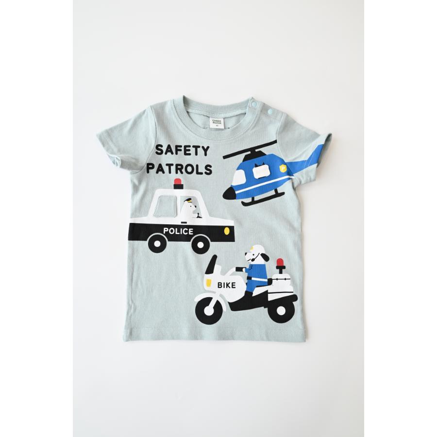 ●30％OFFセール● チークルーム cheek room パトロールＴシャツ ( 80 90 100 110 120 130 ) 男の子 キッズ Tシャツ 半袖 子ども服 幼児 | CHEEK ROOM | 01