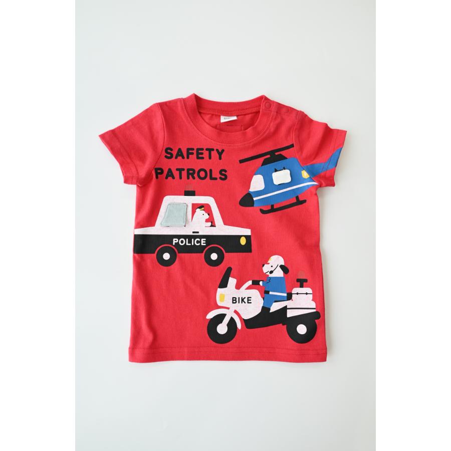 ●30％OFFセール● チークルーム cheek room パトロールＴシャツ ( 80 90 100 110 120 130 ) 男の子 キッズ Tシャツ 半袖 子ども服 幼児 | CHEEK ROOM | 03