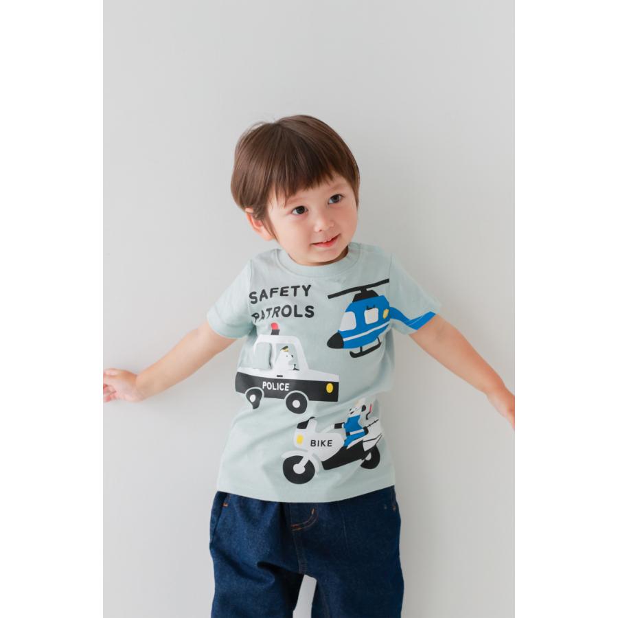 ●30％OFFセール● チークルーム cheek room パトロールＴシャツ ( 80 90 100 110 120 130 ) 男の子 キッズ Tシャツ 半袖 子ども服 幼児 | CHEEK ROOM | 04
