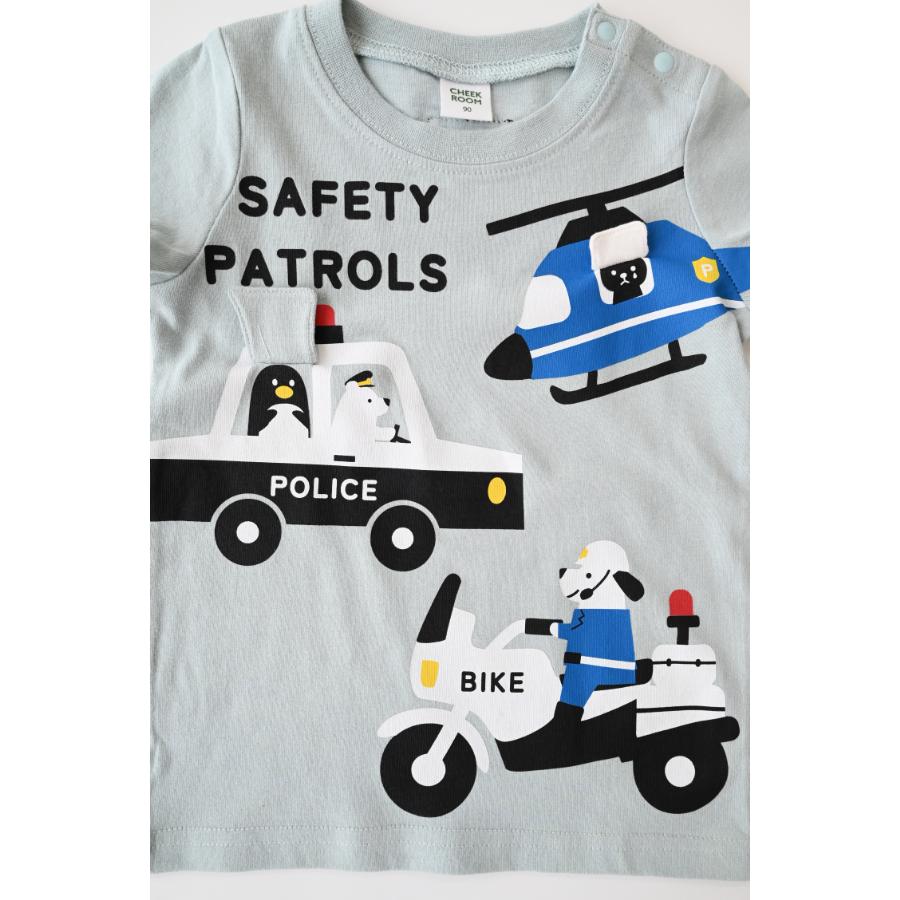 ●30％OFFセール● チークルーム cheek room パトロールＴシャツ ( 80 90 100 110 120 130 ) 男の子 キッズ Tシャツ 半袖 子ども服 幼児 | CHEEK ROOM | 08
