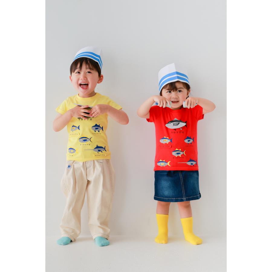 ●30％OFFセール● チークルーム cheek room いろいろマグロＴシャツ ( 80 90 100 110 120 130 ) 男の子 女の子 キッズ Tシャツ 半袖 | CHEEK ROOM | 13