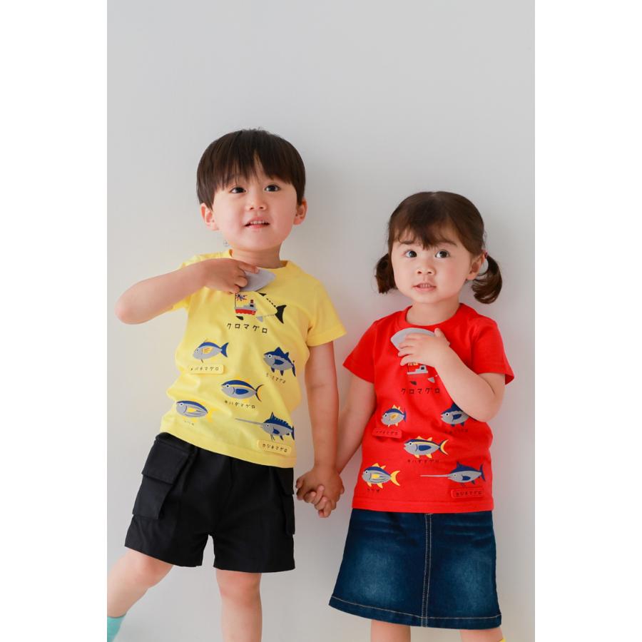 ●30％OFFセール● チークルーム cheek room いろいろマグロＴシャツ ( 80 90 100 110 120 130 ) 男の子 女の子 キッズ Tシャツ 半袖 | CHEEK ROOM | 09