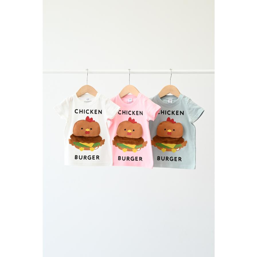 ●30％OFFセール● チークルーム cheek room チキンバーガーTシャツ ( 80 90 100 110 120 130 ) 男の子 女の子 キッズ Tシャツ | CHEEK ROOM | 05