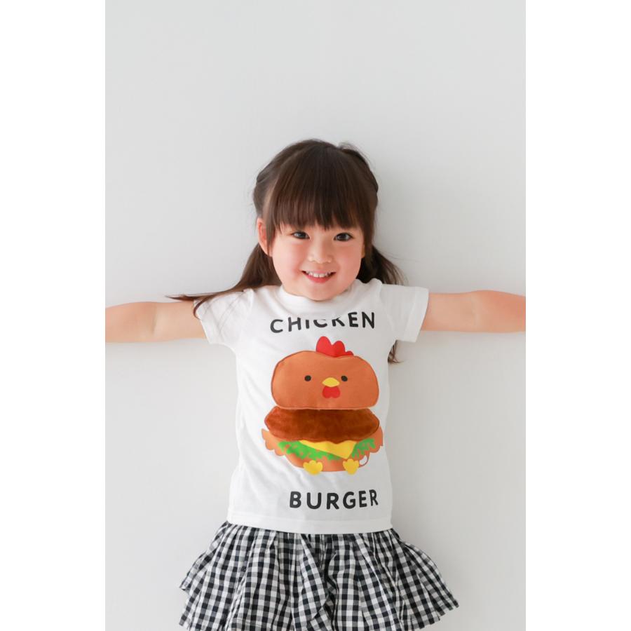 ●30％OFFセール● チークルーム cheek room チキンバーガーTシャツ ( 80 90 100 110 120 130 ) 男の子 女の子 キッズ Tシャツ | CHEEK ROOM | 06