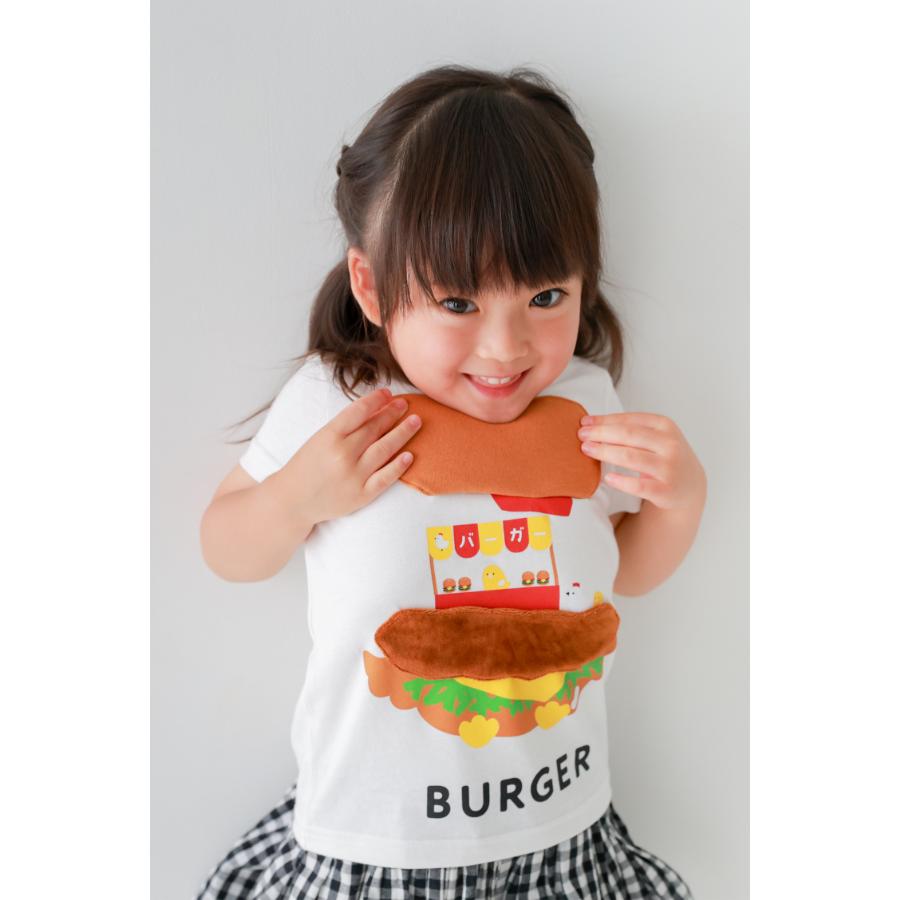 ●30％OFFセール● チークルーム cheek room チキンバーガーTシャツ ( 80 90 100 110 120 130 ) 男の子 女の子 キッズ Tシャツ | CHEEK ROOM | 07