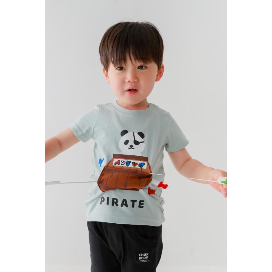 ●30％OFFセール● チークルーム cheek room パンダひげTシャツ ( 80 90 100 110 120 130 ) 男の子 女の子 キッズ Tシャツ 半袖 | CHEEK ROOM | 06