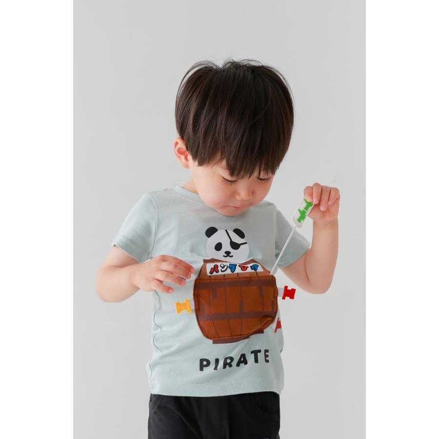 ●30％OFFセール● チークルーム cheek room パンダひげTシャツ ( 80 90 100 110 120 130 ) 男の子 女の子 キッズ Tシャツ 半袖 | CHEEK ROOM | 07