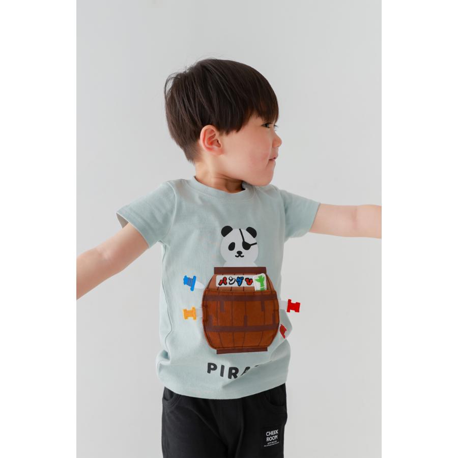 ●30％OFFセール● チークルーム cheek room パンダひげTシャツ ( 80 90 100 110 120 130 ) 男の子 女の子 キッズ Tシャツ 半袖 | CHEEK ROOM | 08