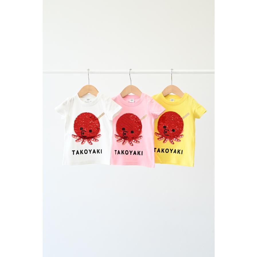 ●30％OFFセール● チークルーム cheek room スパンコールたこ焼きTシャツ ( 80 90 100 110 120 130 ) 男の子 女の子 キッズ Tシャツ | CHEEK ROOM | 05