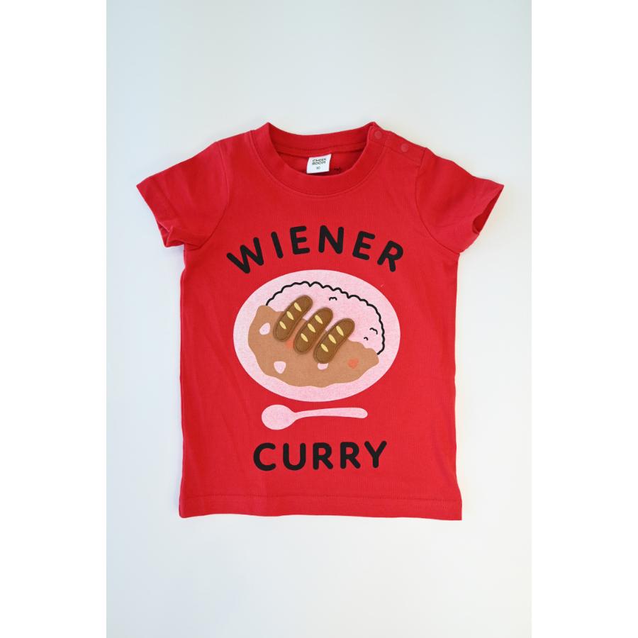 チークルーム cheek room ウインナーカレー Tシャツ ( 80 90 100 110 120 130 ) 子ども服 男の子 女の子 キッズ | CHEEK ROOM | 06