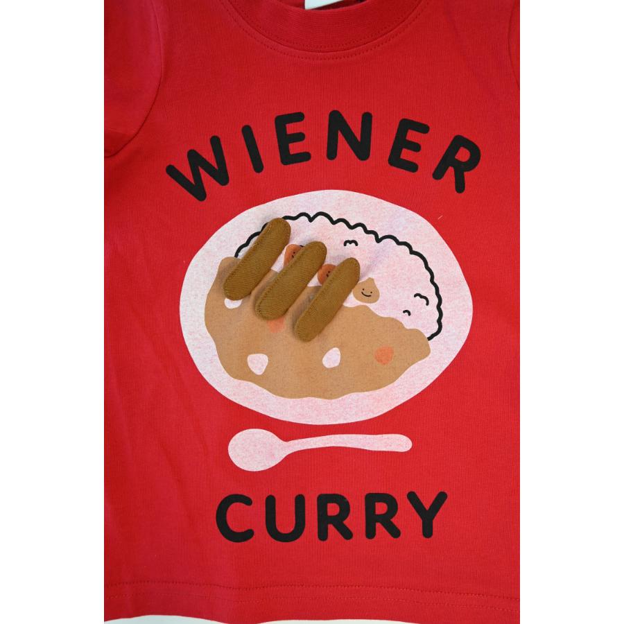 チークルーム cheek room ウインナーカレー Tシャツ ( 80 90 100 110 120 130 ) 子ども服 男の子 女の子 キッズ | CHEEK ROOM | 07