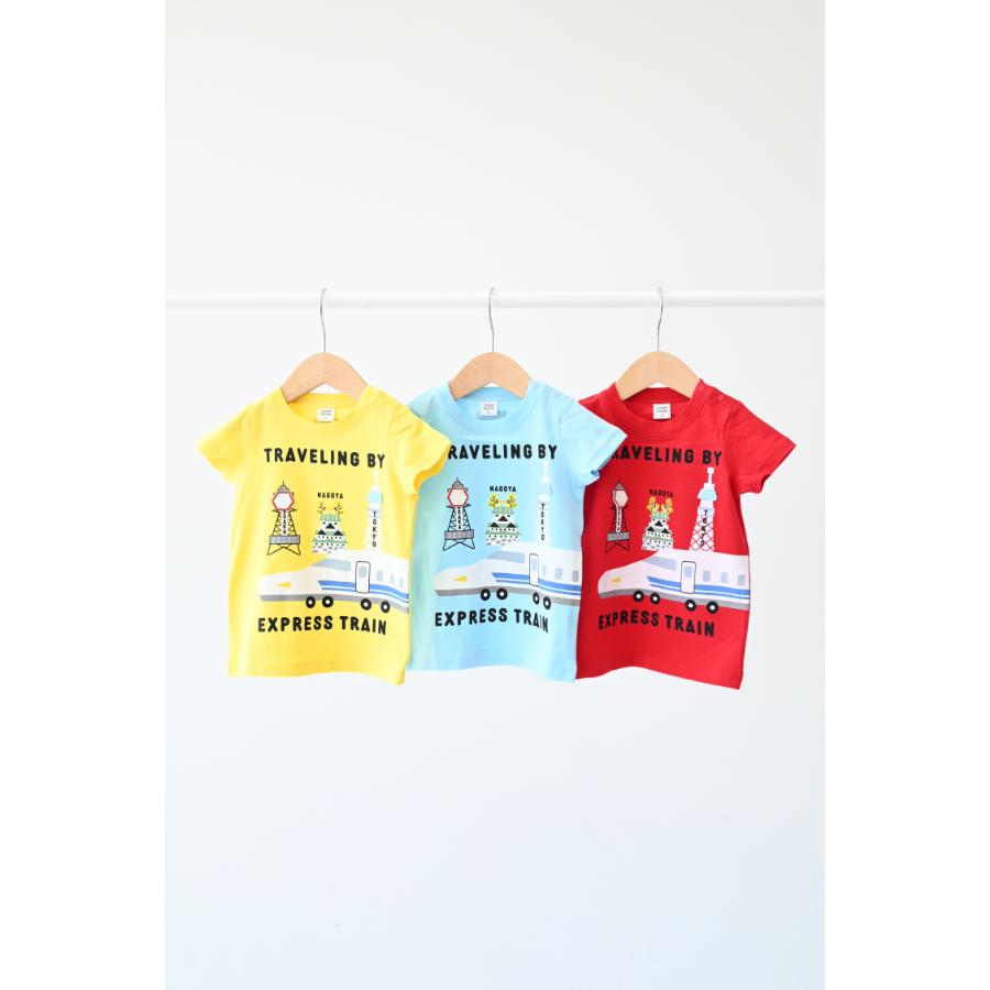 チークルーム cheek room ご当地新幹線 Tシャツ ( 80 90 100 110 120 130 ) 子ども服 男の子 女の子 キッズ | CHEEK ROOM | 01