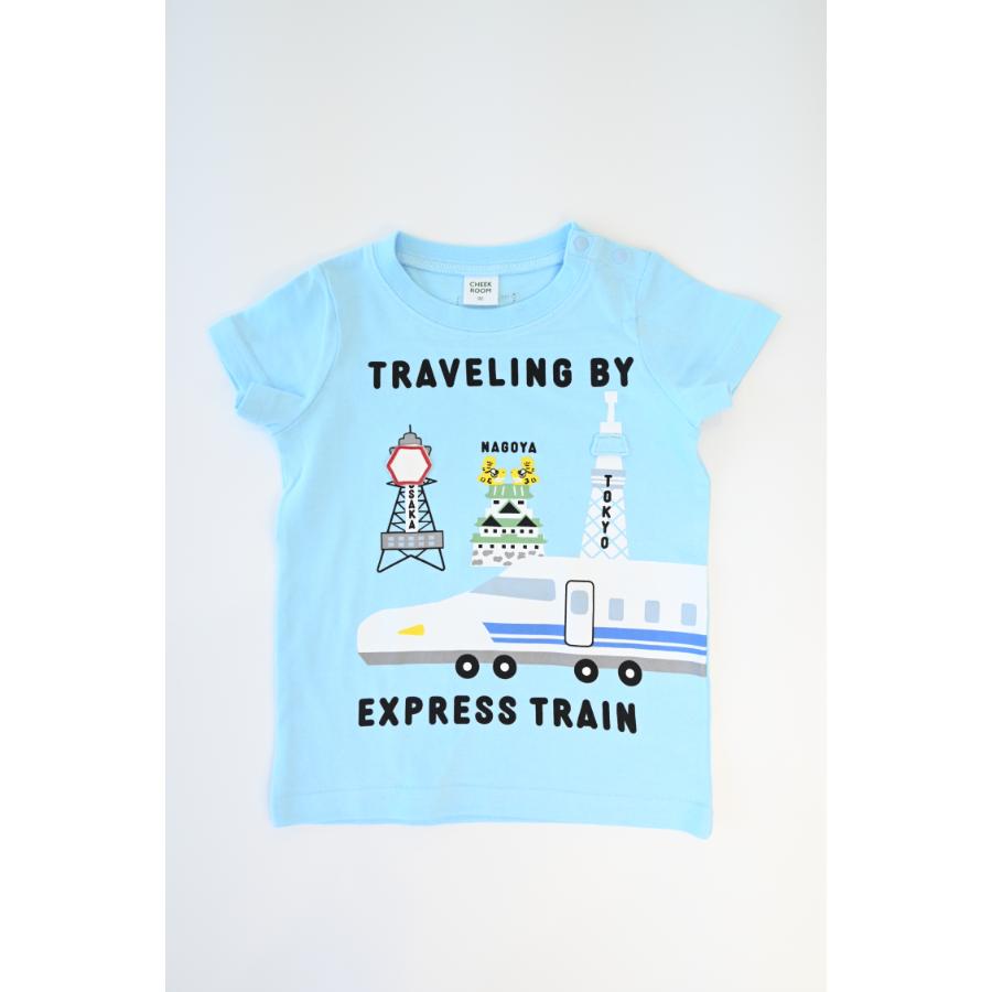 チークルーム cheek room ご当地新幹線 Tシャツ ( 80 90 100 110 120 130 ) 子ども服 男の子 女の子 キッズ | CHEEK ROOM | 04