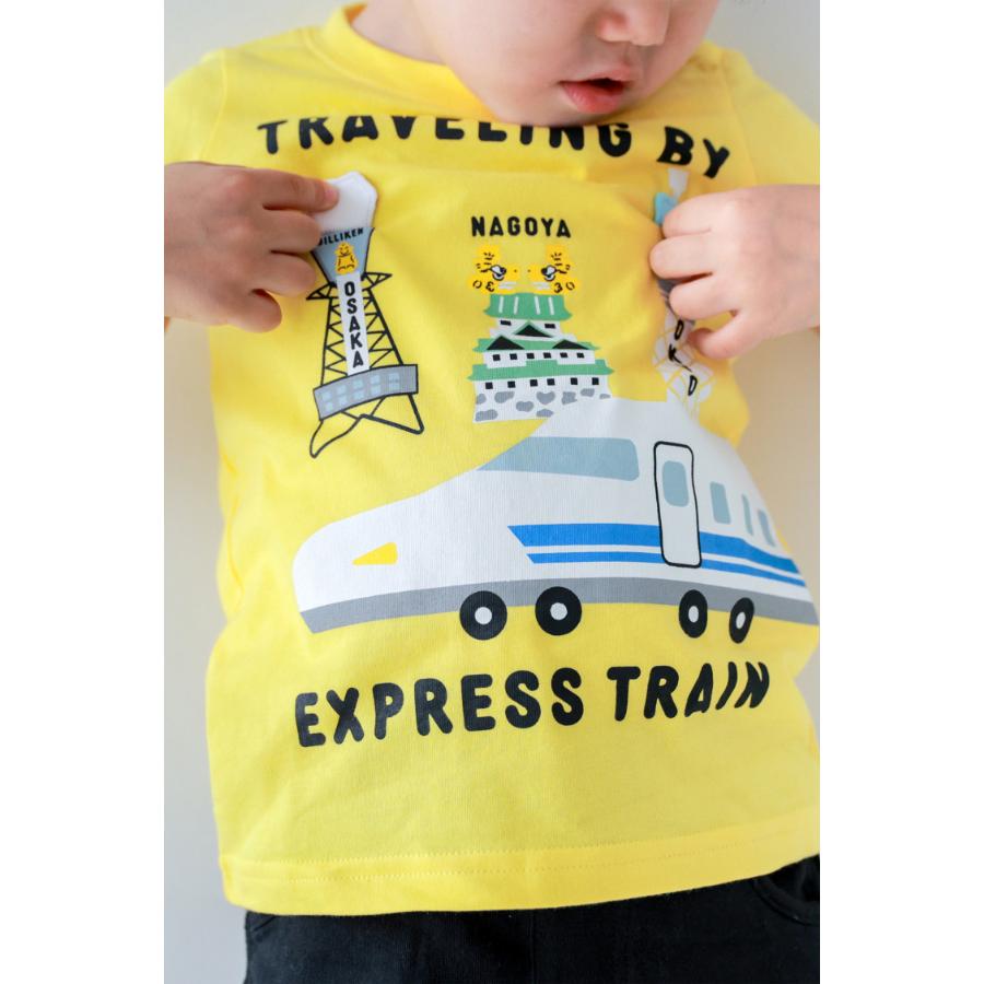 チークルーム cheek room ご当地新幹線 Tシャツ ( 80 90 100 110 120 130 ) 子ども服 男の子 女の子 キッズ | CHEEK ROOM | 09