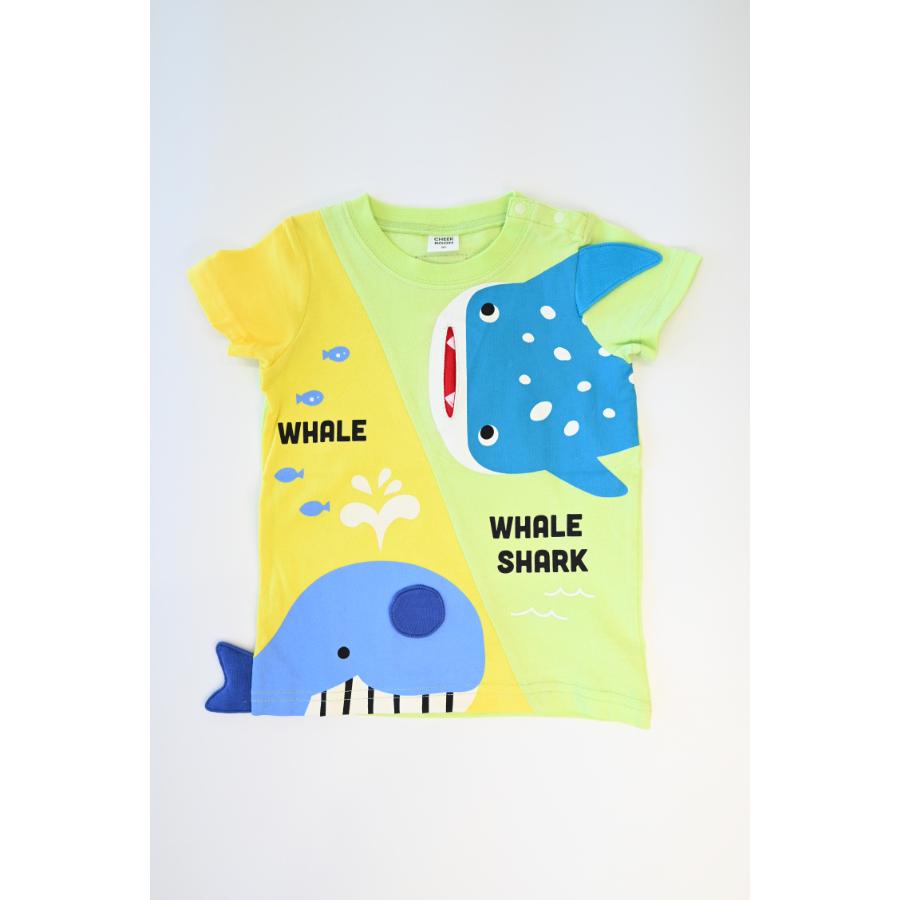 チークルーム cheek room くじらとさめ Tシャツ ( 80 90 100 110 120 130 ) 子ども服 男の子 女の子 キッズ | CHEEK ROOM | 06