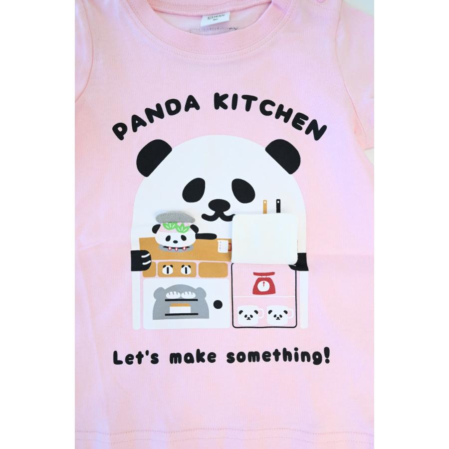 チークルーム cheek room パンダキッチン Tシャツ ( 80 90 100 110 120 130 ) 子ども服 男の子 女の子 キッズ | CHEEK ROOM | 03