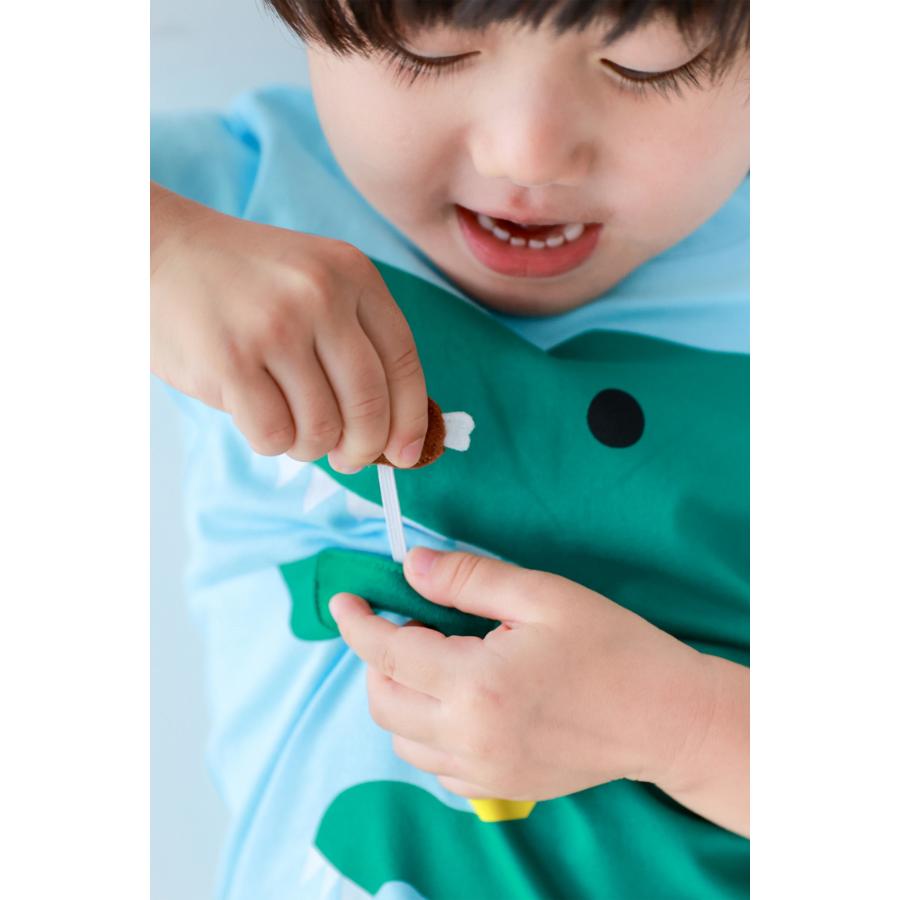 チークルーム cheek room 恐竜の足 Tシャツ ( 80 90 100 110 120 130 ) 子ども服 男の子 女の子 キッズ Tシャツ | CHEEK ROOM | 10