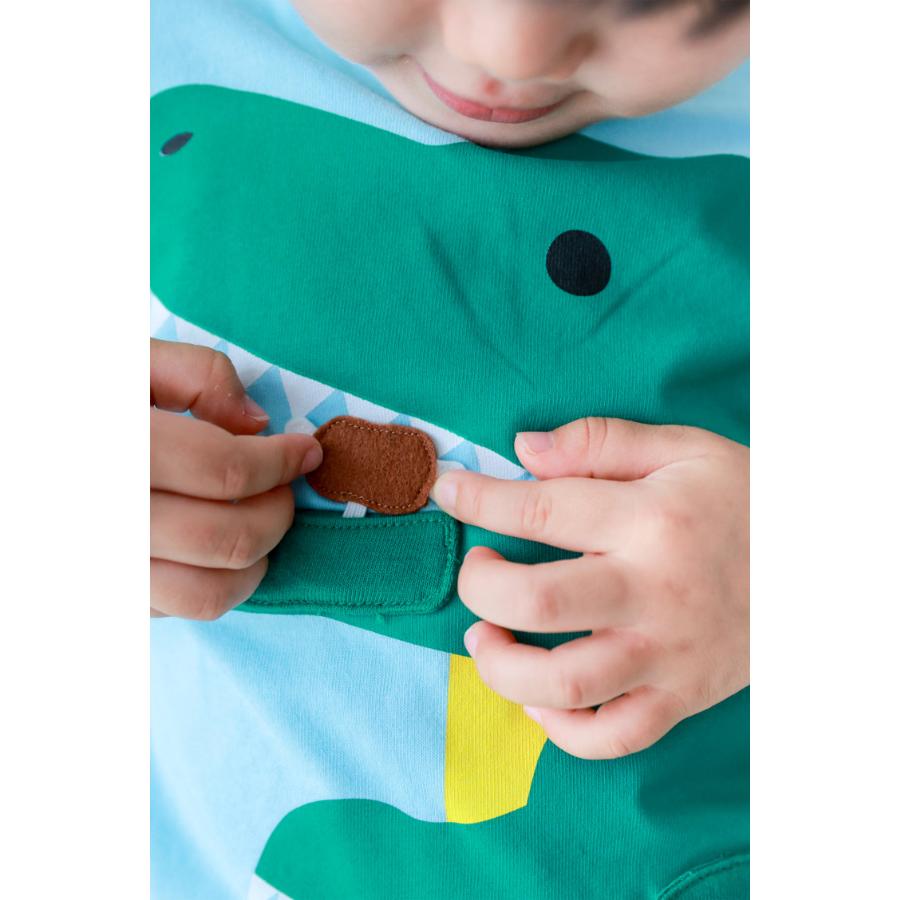 チークルーム cheek room 恐竜の足 Tシャツ ( 80 90 100 110 120 130 ) 子ども服 男の子 女の子 キッズ Tシャツ | CHEEK ROOM | 11