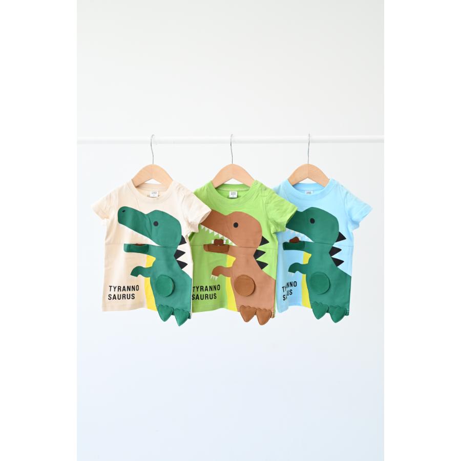 チークルーム cheek room 恐竜の足 Tシャツ ( 80 90 100 110 120 130 ) 子ども服 男の子 女の子 キッズ Tシャツ | CHEEK ROOM | 01