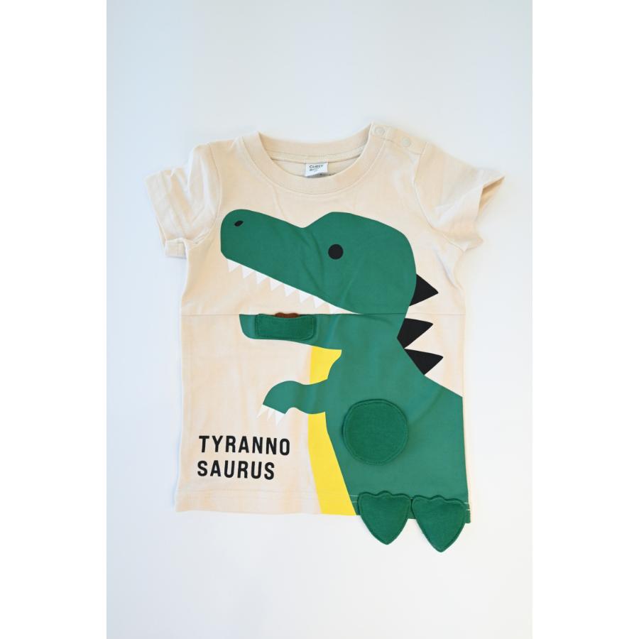 チークルーム cheek room 恐竜の足 Tシャツ ( 80 90 100 110 120 130 ) 子ども服 男の子 女の子 キッズ Tシャツ | CHEEK ROOM | 02