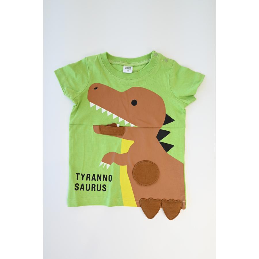 チークルーム cheek room 恐竜の足 Tシャツ ( 80 90 100 110 120 130 ) 子ども服 男の子 女の子 キッズ Tシャツ | CHEEK ROOM | 04