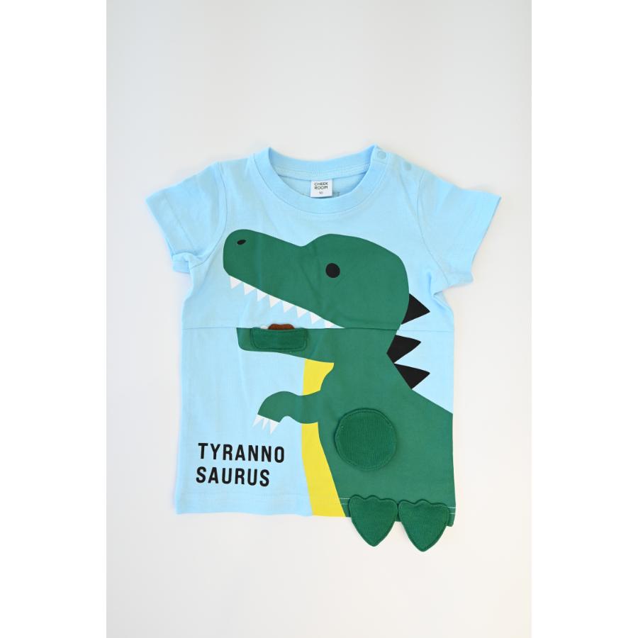 チークルーム cheek room 恐竜の足 Tシャツ ( 80 90 100 110 120 130 ) 子ども服 男の子 女の子 キッズ Tシャツ | CHEEK ROOM | 06