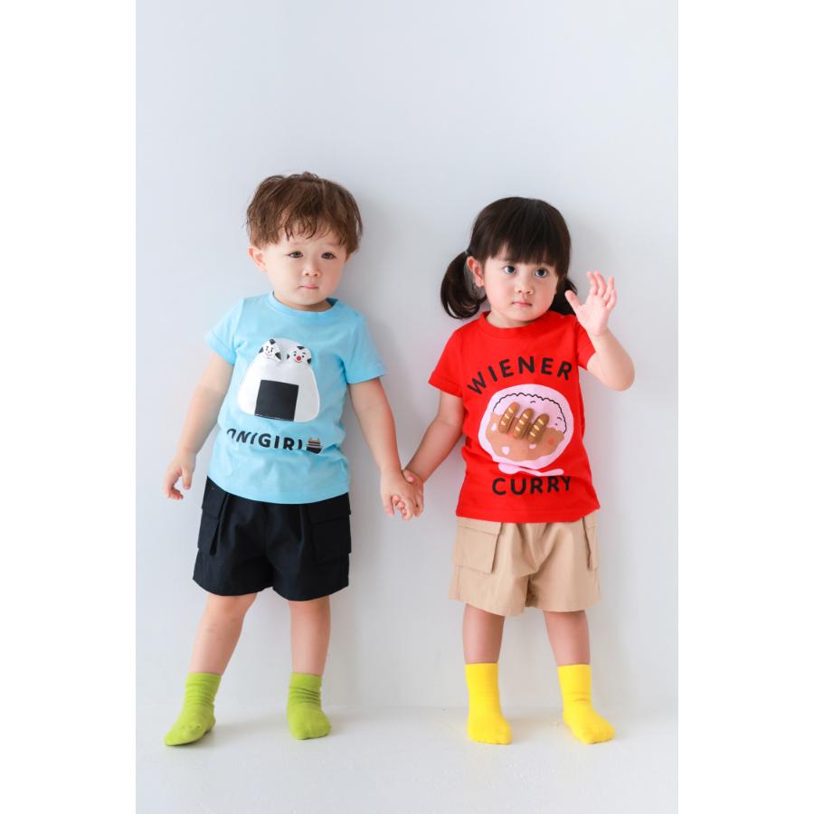 チークルーム cheek room おにぎり Tシャツ ( 80 90 100 110 120 130 ) 子ども服 男の子 女の子 キッズ Tシャツ | CHEEK ROOM | 12