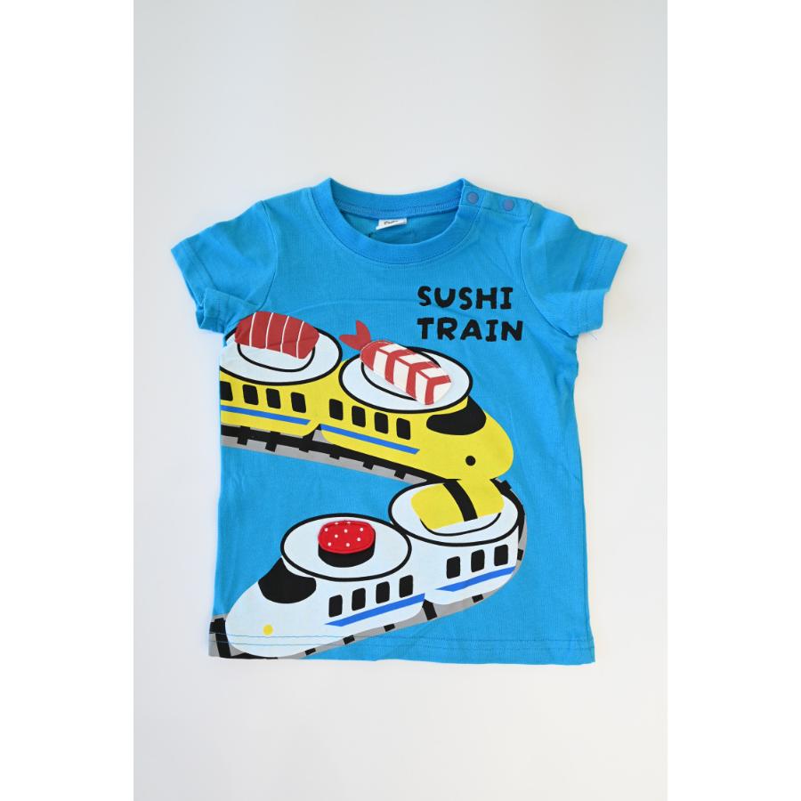 チークルーム cheek room 新幹線お寿司 Tシャツ ( 80 90 100 110 120 130 ) 子ども服 男の子 女の子 キッズ | CHEEK ROOM | 06