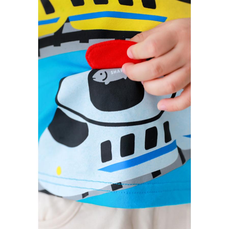 チークルーム cheek room 新幹線お寿司 Tシャツ ( 80 90 100 110 120 130 ) 子ども服 男の子 女の子 キッズ | CHEEK ROOM | 09