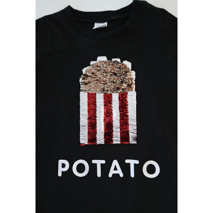 チークルーム cheek room ポテトスパンコール Tシャツ ( 80 90 100 110 120 130 ) 子ども服 男の子 女の子 キッズ | CHEEK ROOM | 07