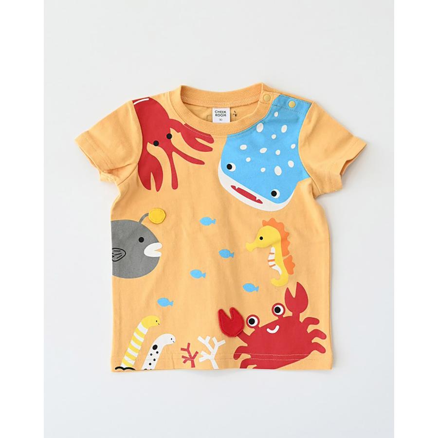 チークルーム cheek room 海の魚たち Tシャツ ( 80 90 100 110 120 130 ) 子ども服 キッズ ジュニア 男の子 | CHEEK ROOM | 05