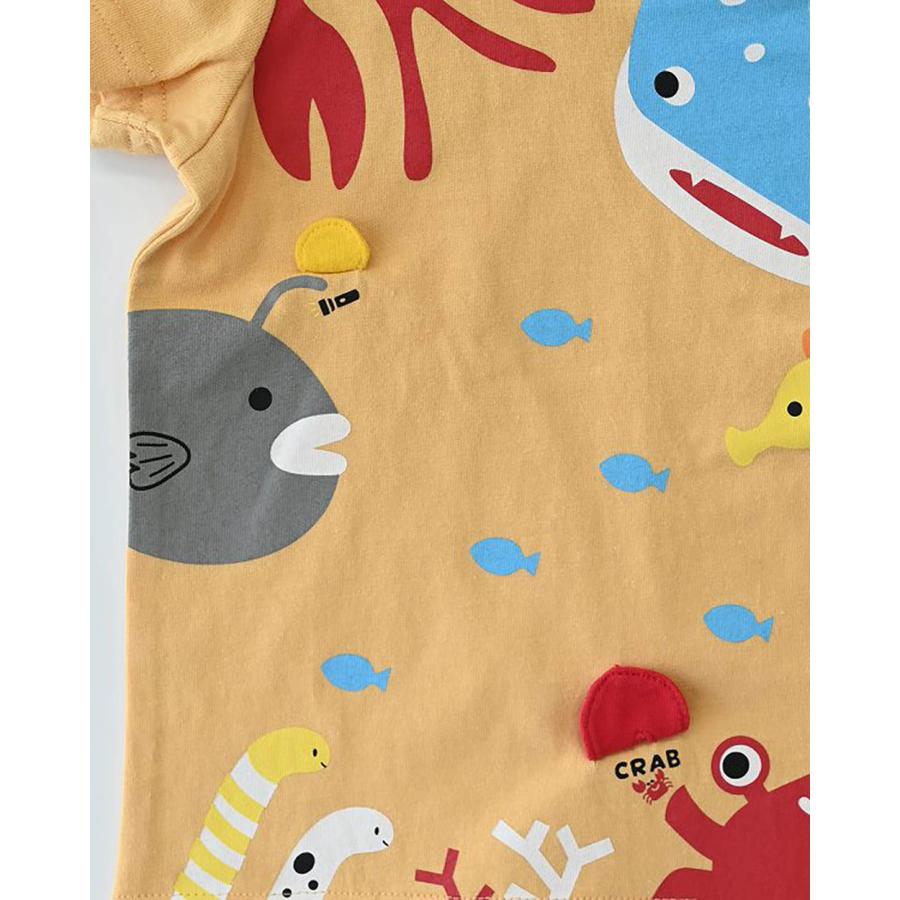 チークルーム cheek room 海の魚たち Tシャツ ( 80 90 100 110 120 130 ) 子ども服 キッズ ジュニア 男の子 | CHEEK ROOM | 06