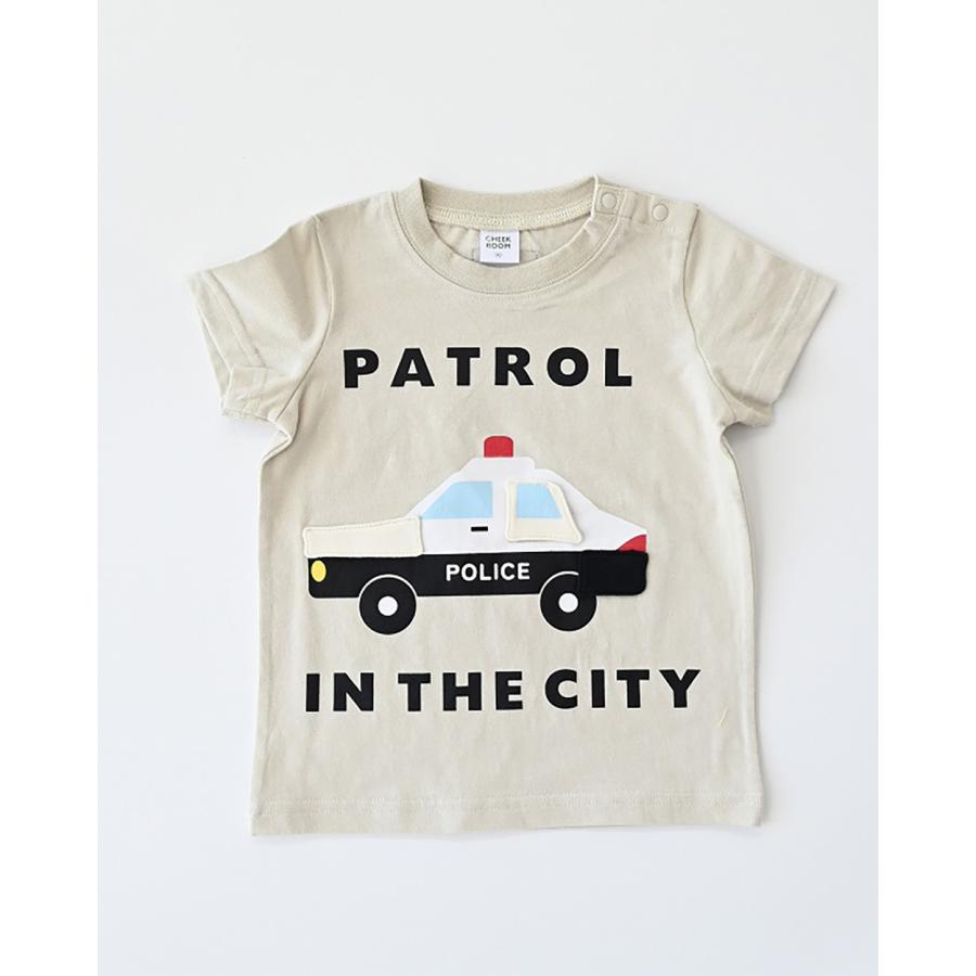 チークルーム cheek room パトカー Tシャツ ( 80 90 100 110 120 130 ) 子ども服 キッズ ジュニア 男の子 | CHEEK ROOM | 01